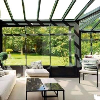 China Winter Aluminum Alloy Glass Room Double Tempered Glass Modern Hot-Selling Customized Sunroom for sale