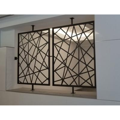 China Europe Custom Laser Cut Decorative Metal Panel Screen Metal Privacy Screen Outdoor Garden Screen for sale