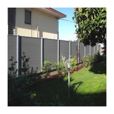 China Hot sale easily assembled wpc fence lattice china wpc fence easy install decorative 1.8m*1.8m wpc fence for sale