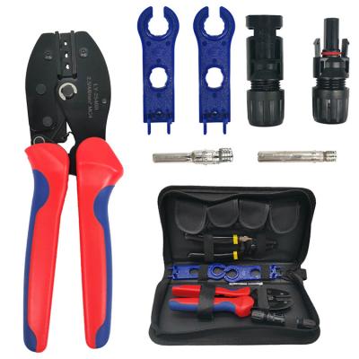 China Solar Photovoltaic Connector Wrench Crimp Tool MC 4 Solar System Panel Installation Kit Solar Photovoltaic Wire Stripper for sale