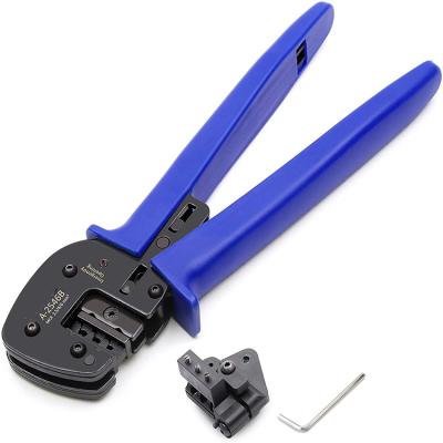 China MC 4 Solar Crimp Tool for 2.5/4/6mm2 Solar Panel PV Cable Connector with Marker and Removal Extraction Tool 14-10AWG (2.5-6.0mm20) for sale