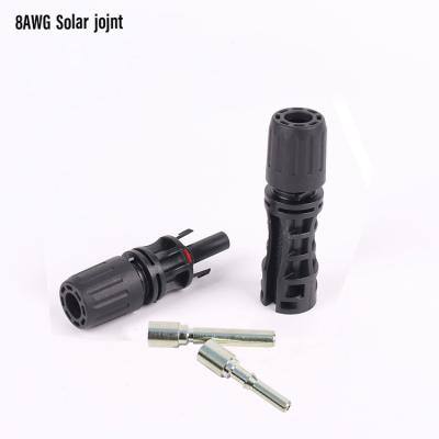 China AWG8 Solar Power Generation Solar Photovoltaic Cable Waterproof Connector for sale