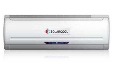 China DC Inverter Hybrid Solar Split Air Conditioner With Multi Fold Heat Exchanger for sale