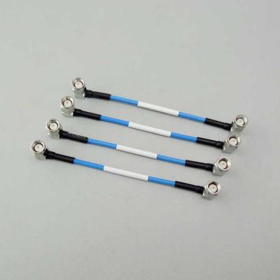 China 18GHz SMA RA Microwave 086 Cable Semi Flexible RF Cable Assembly for sale