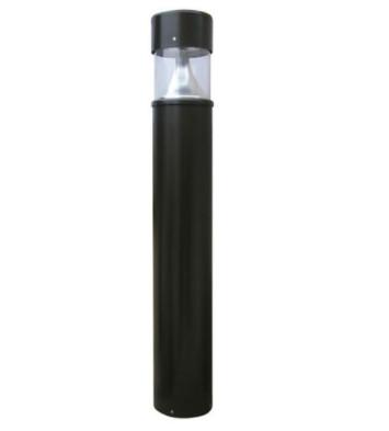 China Black Color LED Modern Bollard Lights 150° Distribution CREE Chip Impact Resistance for sale