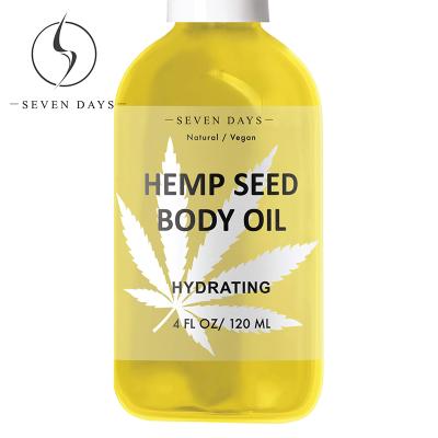 China Skin Revitalizer Premium Quality Organic Hemp Skin Care Products Anti Stress Worry Tightens Large Shrinks Pores Hemp Seeds Facial Body Oil for sale