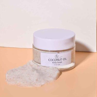 China Korean OEM Private Label Exfoliator Body Care White Jasmine Coconut Oil Silky Refreshing Body Scrub for sale