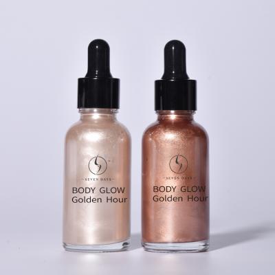 China Illuminating glowing oil for face and body shimmering body oils for sale