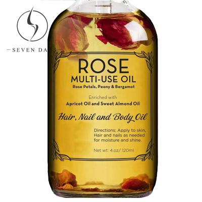 China 100% Anti Wrinkle Serum Skin Revitalizer Plant Skin Care Essential Oil Rose Jojoba Squalane Skin Therapy Face Oil Pure Body Hair Wholesale for sale