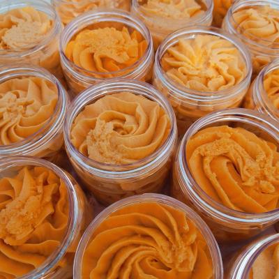 China Factory Direct Wholesale Shea Butter Fruits Whipped Rainbow Body Butter Cream Natural Hydration Whitening Lotion Skin Revitalizer Long Last for sale