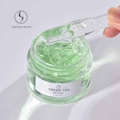 China OEM Private Label Moisturizer Cream Pore Shrinking Matcha Green Tea Clear Acne and Tighten Pore Gel Mask For All Skin Type for sale