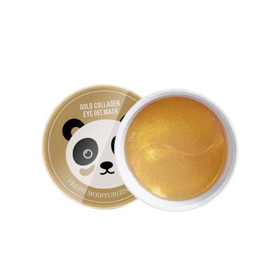 China Anti-Wrinkle Remove Dark Circle 24K Gold All Natural Collagen Sleep Patches Korea Herb Under Eye Patches Cooling Gel Pads Hydrogel for sale