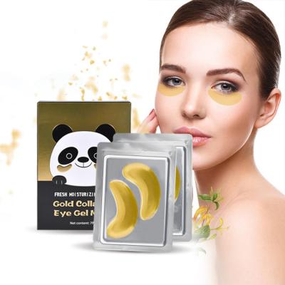 China Anti-Wrinkle Private Label ANTI-AGING 24K Gold Under Patch Mask Organic Hydrogel Collagen Eye Patch Mask for sale