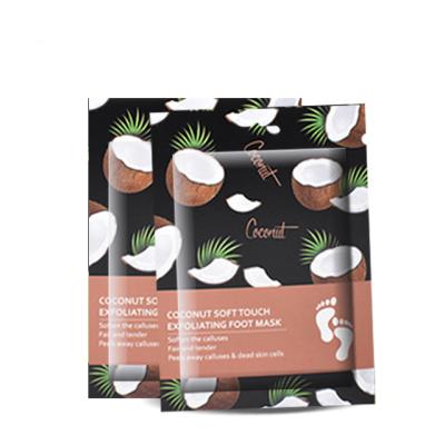 China Peeling Exfoliating Moisturizing Whitening Custom Private Label Natural Organic Coconut Oil Fruit Vitamin C Peeling Exfoliating Nourishing Foot Mask for sale