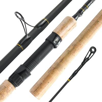 China Custom Carbon 3.3m 3.9m Portable 6 Section Lure Casting Cork Fiber Distance Carbon Fishing Rods Extended Spinning Fishing Rod Design for sale