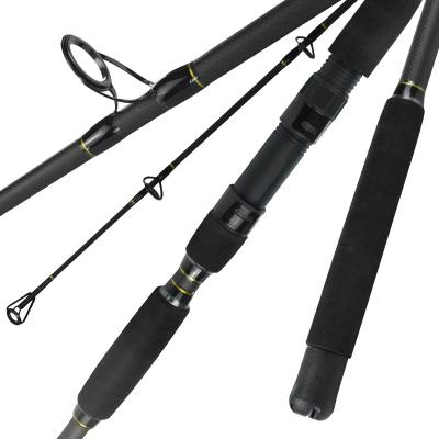 China Custom 3.20m Carbon Custom 2 Section Lure Fishing Rods Carbon Fiber Ultra Light Distance Casting Spinning Fishing Rods Catfish Boat for sale