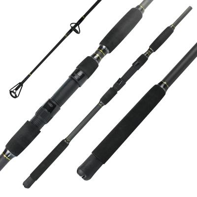 China Spinning Fishing Rods Custom Portable Travel Carbon 3.20m Casting Fishing Rods 4 Section Carbon Fiber Distance Catfish Boat for sale