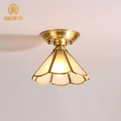 China Modern Brass Classic Luxury Ceiling Lamp Vintage Ceiling Lamp Jewelerytop Outdoor Mounted Hanging Lighting Indoor Lamp for Home Corridor for sale