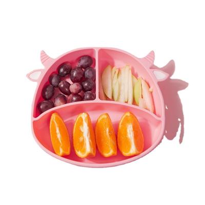 China Eco Friendly Kids Baby Silicone Feeding Dish Kids Dish for sale