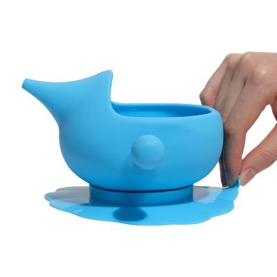 China BPA Free Food Grade Silicon Bowl Baby Food Feeding Feeding Bowl With Suction Wholesale Custom Bpa Free Suction Bowl for sale