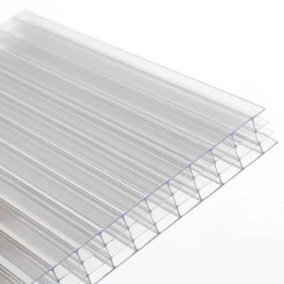 China Industrial low price sunlight clear polycarbonate panel for greenhouse plastic cavity wall sheet roofing panels for sale