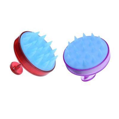 China Nondisposable Shampoo Brush Nondisposable Hair Scalp Massager Silicone Hair Scalp Massager Brush Comb Scratcher Anti-itch for sale