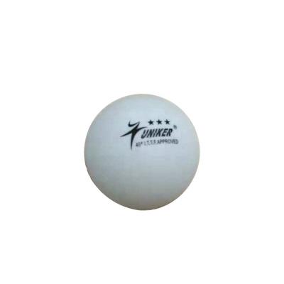 China Super Seamless Three Star Match Table 40+ White Tennis Ball With ITTF Approved for sale