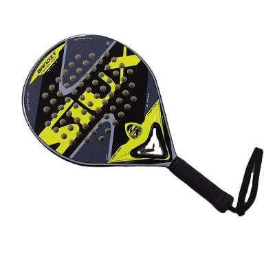 China Outdoor beach tennis raqueta raquet paddle bat handle carbon padel racket Basque pelota padel racket game for sale