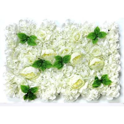 China Decoration Decorative Artificial Silk Rose Wedding Flower Wall for sale