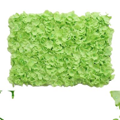 China Decoration Fabric Artificial Hydrangea Rose Flower Wall Wedding Backdrop for sale