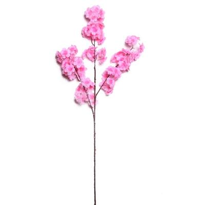 China Eco - Friendly Artificial Flower Cherry Blossom Branches Arrangements For Hotels Home Decor for sale