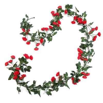 China Wholesale Eco - Friendly Artificial Flower Vine Hanging Greenery for sale