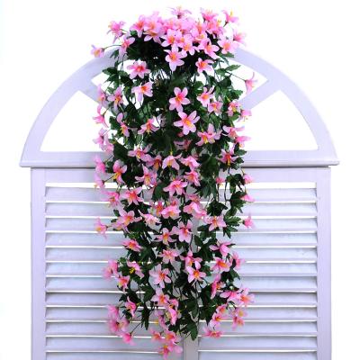 China Environmental Wedding Ceiling Window Decoration Artificial Lily Hanging Flowers for sale