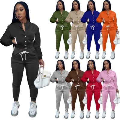 China Custom Logo Jogger Sweatpants And Hoodie Breathable Sweatsuit Set Tracksuit Women Clothes Baseball Pants Two Piece Set for sale