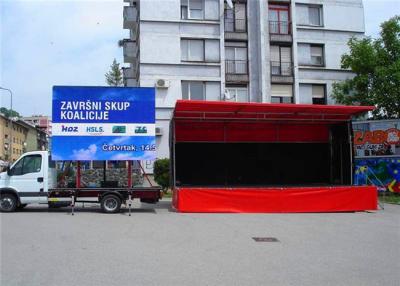 China Rental Outdoor Truck LED Boards , Advertising Vehicle Mobile LED Display for sale