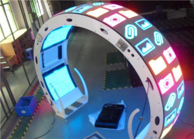 China 10mm Flexible Curved LED Screen P6 LED Screen 1R1G1B SMD3030 for sale