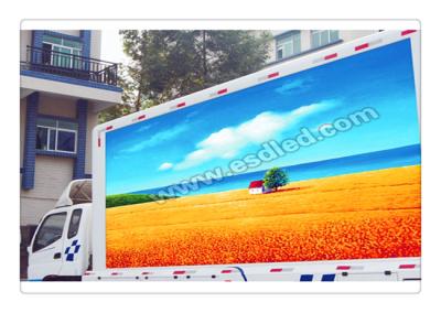 China High brightness mobile advertising screen truck mounted led display for sale