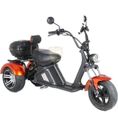 China Unisex Mangosteen Trike M2 EEC COC 2000W 3 Wheel Long Range Electric Scooter Tricycle Citycoco Street Legal 3 Wheel Motorcycle for sale