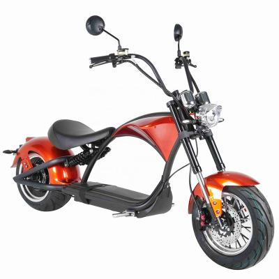 China Unisex Mangosteen Eu Warehouse Fat Tire Electric Scooter Chopper Sustainable Electrique Scooters Ersatzteile Motorcycle Citycoco for sale