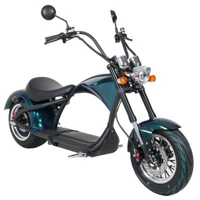 China Unisex Mangosteen M1P EU Warehouse EEC COC 2000W 30Ah Fat Tire Electric Scooter Electric Motorcycle Citycoco for sale