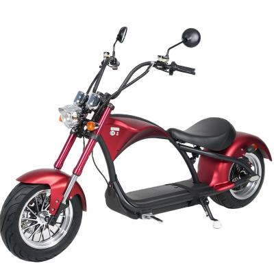 China Unisex Mangosteen M1 EEC COC Certification EU Warehouse Stock 2 Wheel High Quality Fat Tire Electric Scooter Citycoco for sale