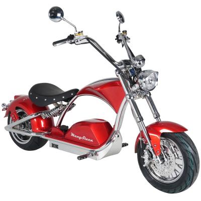 China Unisex Mangosteen M1PS Plating EU Warehouse EEC COC 2000W 50ah Fat Tire Electric Scooters Removable Battery Electronic Unisex Citycoco for sale