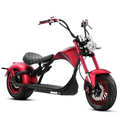 China Unisex EU Warehouse M1P EEC COC 2000W 30Ah 2 Wheel Electric Scooters Electric Chopper Mangosteen Citycoco for sale