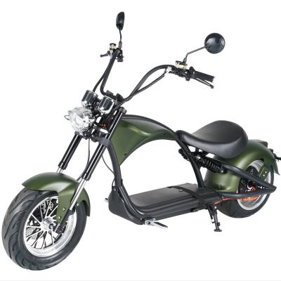 China Unisex EEC COC Certification EU Warehouse M1P  2000W 30Ah 2 Wheel Electric Scooters Electric Chopper Mangosteen Citycoco for sale