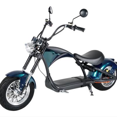 China Unisex Holland Warehouse EEC COC Mangosteen M1P 2000W 30Ah Removable Li-ion Battery Fat Tire Electric Scooter Citycoco for sale