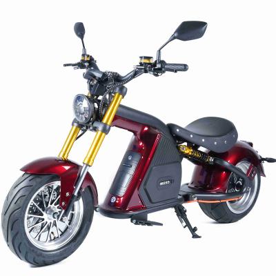 China Unisex Mangosteen EU Warehouse Stock Citycoco M8S EEC 72V 4000W 35Ah Fat Tire Electric Scooter Electric Motorcycle for sale