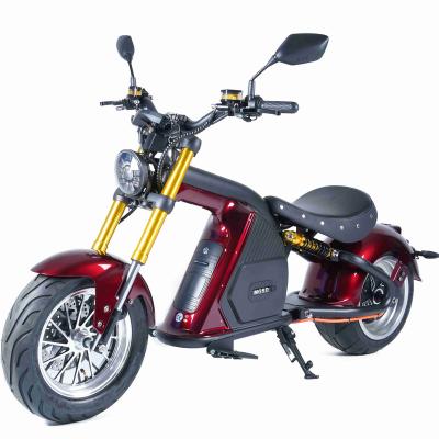 China Unisex Mangosteen-M8S EU Warehouse EEC COC 72V 4000W 35Ah Electric Motorcycle Fat Tire Electric Scooter Citycoco for sale