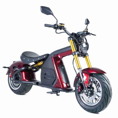 China Unisex Mangosteen-M8S Citycoco EEC COC 72V 4000W 35Ah Electric Motorcycle Fat Tire Electric Scooters for sale