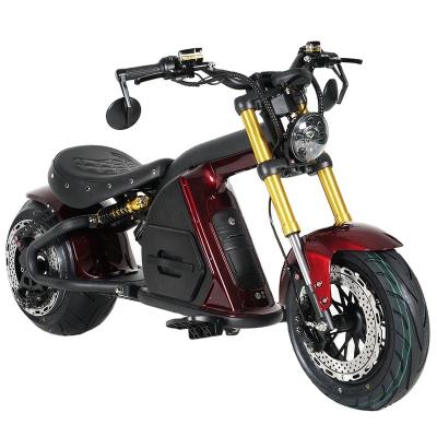 China Unisex Mangosteen M8Super EEC 72V 4000W Electric Motorcycles Fat Tire Electric Scooters Elektrikli Motor Citycoco Chopper for sale