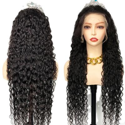 China Hd Lace Wig 13x6 Human Hair HD Wigs Deep Wave Brown Wave Lace Front Wig Human Lace Front Wig 40 Inch Rransparent Lace Front Wig for sale